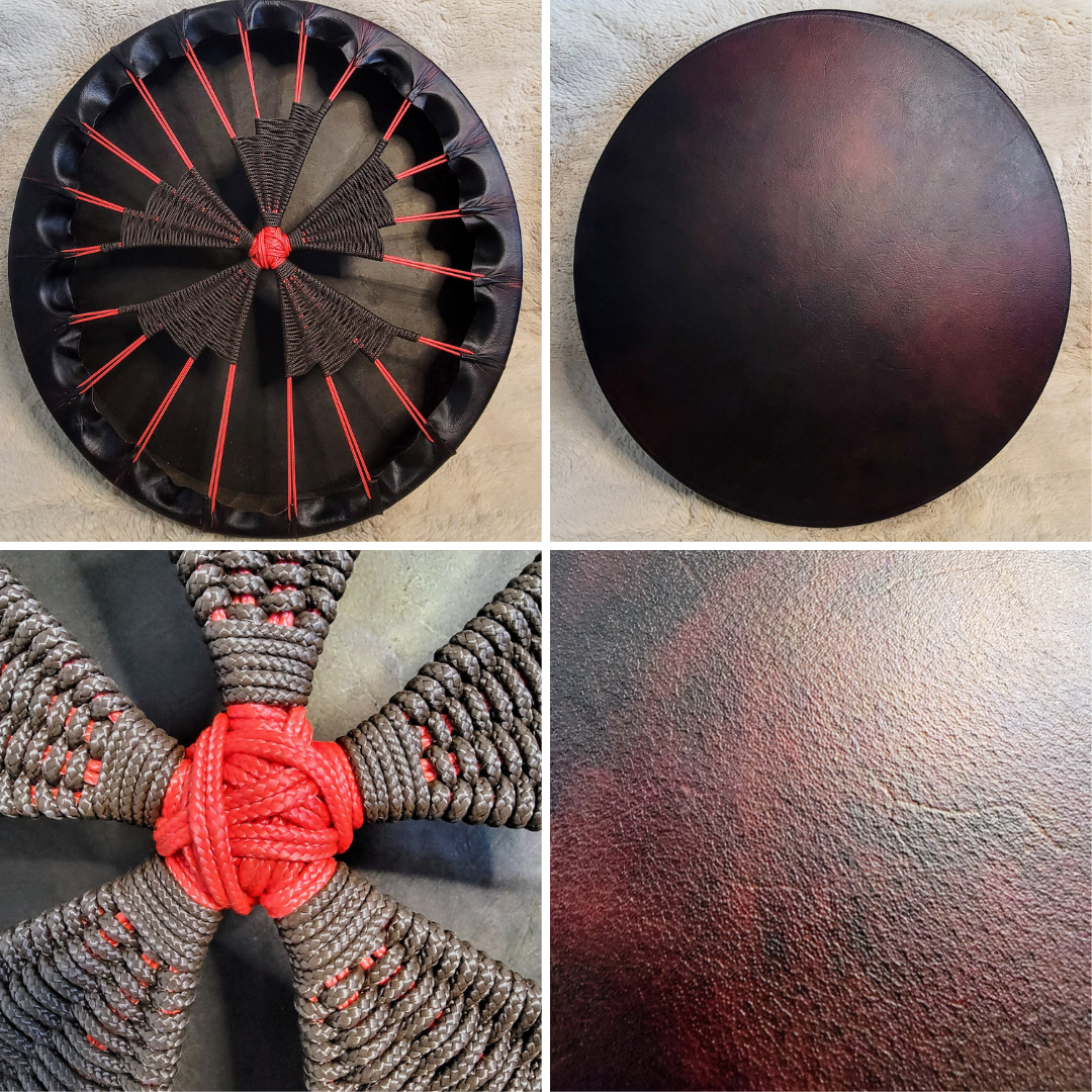 Tambour Buffle Black & Red - Origine