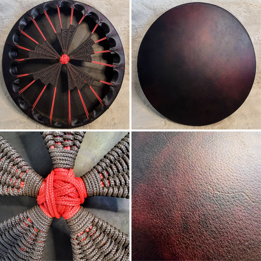 Tambour Buffle Black & Red - Origine