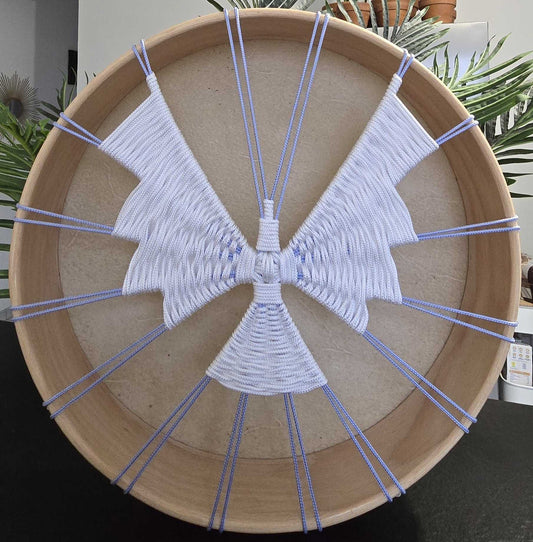 Tambour Buffle Blanc Colombe  - Reliance